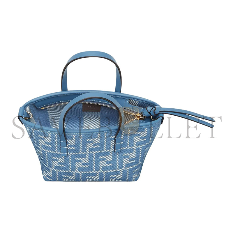 F**di roll mini fabric blue 8bs096aupxf1skl (15.5*13*11cm)